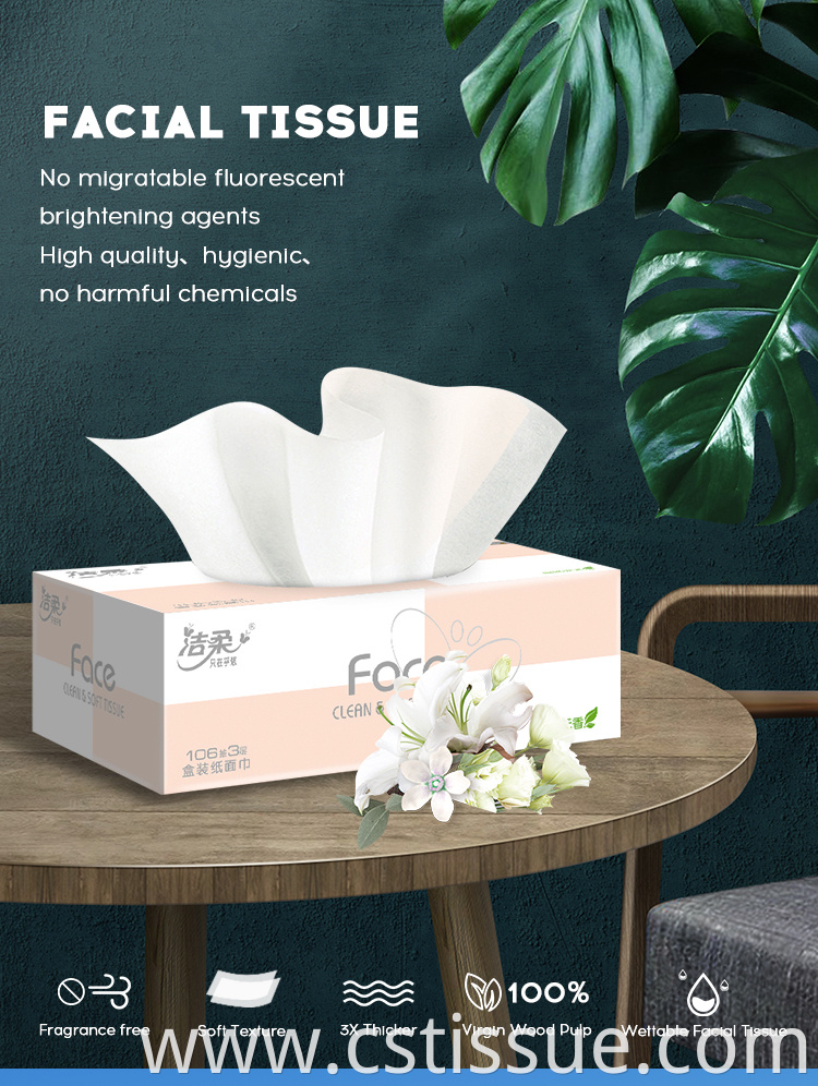 3 Ply Facial Tissue